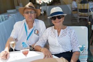 Jacques Braneyre, juge international et son épouse à la Voile d'Or à Saint-Jean-Cap-Légendes édition 2015