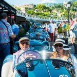 Corrado Lopresto et son épouse au volant de l’Alfa Romeo Aprile à Saint-Jean-Cap-Légendes édition 2015 - Concours et Exposition de voitures de collection