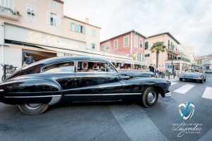 Parade dans la Presqu’île des voitures du Concours d’élégance en Automobile 2015 à Saint-Jean-Cap-Légendes édition 2015