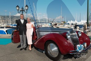 Delahaye 135M Figoni & Falaschi de 1946 à Saint-Jean-Cap-Légendes édition 2015 - Concours d'élégance en Automobile - 1945 à 1975