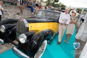 Lauréat du Concours d’état – Catégorie Authentique pour la Bugatti Atalante 57C de 1938 à Saint-Jean-Cap-Légendes édition 2015