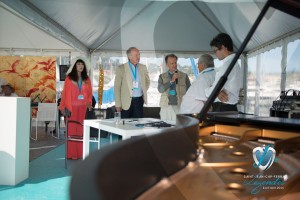 Inauguration de l’événement en présence de Jean-François Dieterich et M. Alfieri Maserati , parrain de l’événement à Saint-Jean-Cap-Légendes édition 2015