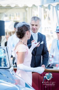 Défilé de la Delahaye 135M de Figoni & Falaschi à Saint-Jean-Cap-Légendes édition 2015 - Concours et Exposition de voitures de collection