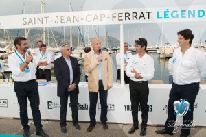 Remise du prix du Grand Prix du Public par Jean-François Dieterich, Marc Gallon et le duo de speaker Matthieu Lamoure & Pierre Novikoff