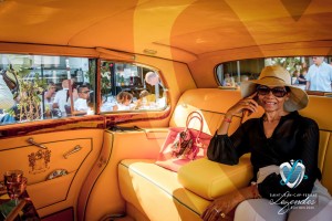 Rolls Royce Silver Wraith de 1957 à l'intérieur exclusif Hermès - Prix Special de l'élégance à Saint-Jean-Cap-Légendes édition 2015