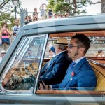 L’élégance et l’intérieur Hermès de la Rolls Royce Silver Wraith « Pupy » qui défile devant le public de Saint-Jean-Cap-Légendes édition 2015