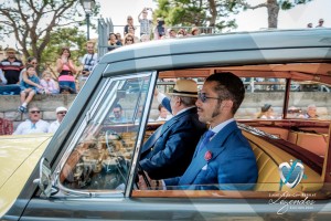 L’élégance et l’intérieur Hermès de la Rolls Royce Silver Wraith « Pupy » qui défile devant le public de Saint-Jean-Cap-Légendes édition 2015