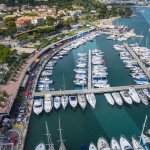 Vue aérienne sur le Port de Plaisance à Saint-Jean-Cap-Ferrat Légendes édition 2015