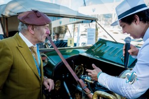 Présentation de la F.A.S. Standard Unico avec Pierre Novikoff à Saint-Jean-Cap-Légendes édition 2015 - Concours et Exposition de voitures de collection