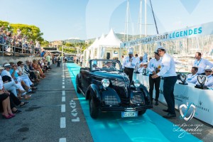 Défilé de la Lancia Aprila Balbo à Saint-Jean-Cap-Légendes édition 2015 - Concours et Exposition de voitures de collection