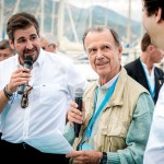 Remise des prix avec Matthieu Lamoure et Pierre Novikoff et M. Alfieri Maserati, parrain de l’événement à Saint-Jean-Cap-Légendes édition 2015