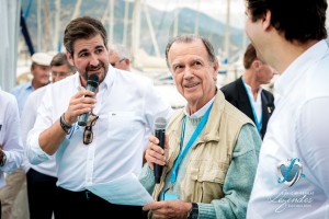 Remise des prix avec Matthieu Lamoure et Pierre Novikoff et M. Alfieri Maserati, parrain de l’événement à Saint-Jean-Cap-Légendes édition 2015