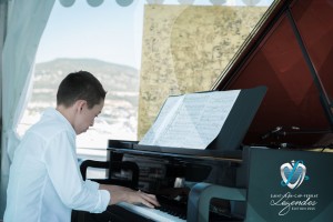 Animation musicale en live avec le partenaire Steinway & sons par Pianopolis à Saint-Jean-Cap-Légendes édition 2015