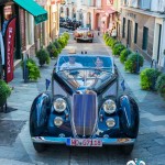 Défilé des voitures de collection avec la Lancia Astura Cabriolet - 1937 et la Delahaye 135M Figoni&Falaschi – 1946 à Saint-Jean-Cap-Légendes édition 2015