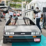 Défilé de la Delorean DMC de 1981 à Saint-Jean-Cap-Légendes édition 2015 - Concours Youngtimers