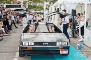 Défilé de la Delorean DMC de 1981 à Saint-Jean-Cap-Légendes édition 2015 - Concours Youngtimers