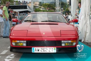 Défilé de la Ferrari Testarossa de 1984 à Saint-Jean-Cap-Légendes édition 2015 - Concours Youngtimers