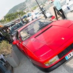 La mythique Ferrari Testarossa à Saint-Jean-Cap-Légendes édition 2015 pendant le Concours Youngtimers