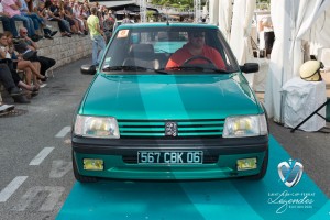 Défilé de la Peugeot 205 Gti Griffe de 1991 à Saint-Jean-Cap-Légendes édition 2015 - Concours Youngtimers