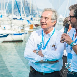 Présentation du 1er Concours Youngtimers avec Matthieu Lamoure d'Artcurial et Valy Giron président de la FFVE à Saint-Jean-Cap-Légendes édition 2015