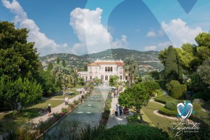 Vue de la Villa Ephrussi de Rothschild de Saint-Jean-Cap-Ferrat