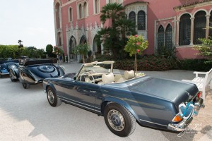 L’élégance Automobile à la Villa Ephrussi de Rotschild avec le Grand Prix d'Excellence en concours d’état, la Mercedes-Benz 280SL Pagode