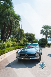 L’élégance Automobile à la Villa Ephrussi de Rotschild avec le Grand Prix d'Excellence en concours d’état, la Mercedes-Benz 280SL Pagode