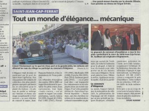 Article de presse Nice matin