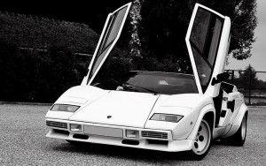 Lamborghini Countach au concours Youngtimers