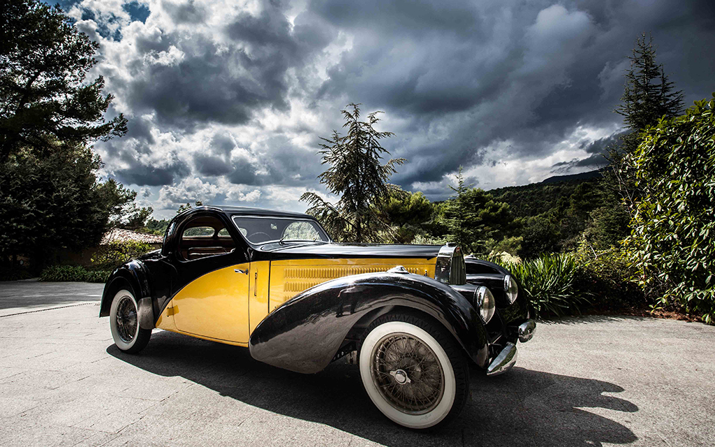 Bugatti 57C Atalante au concours d'état