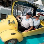 Une microcar aux formes d'un fuselage d'avion : la Messerschmitt - KR200 à Saint-Jean-Cap-Légendes édition 2015 - Concours d'état